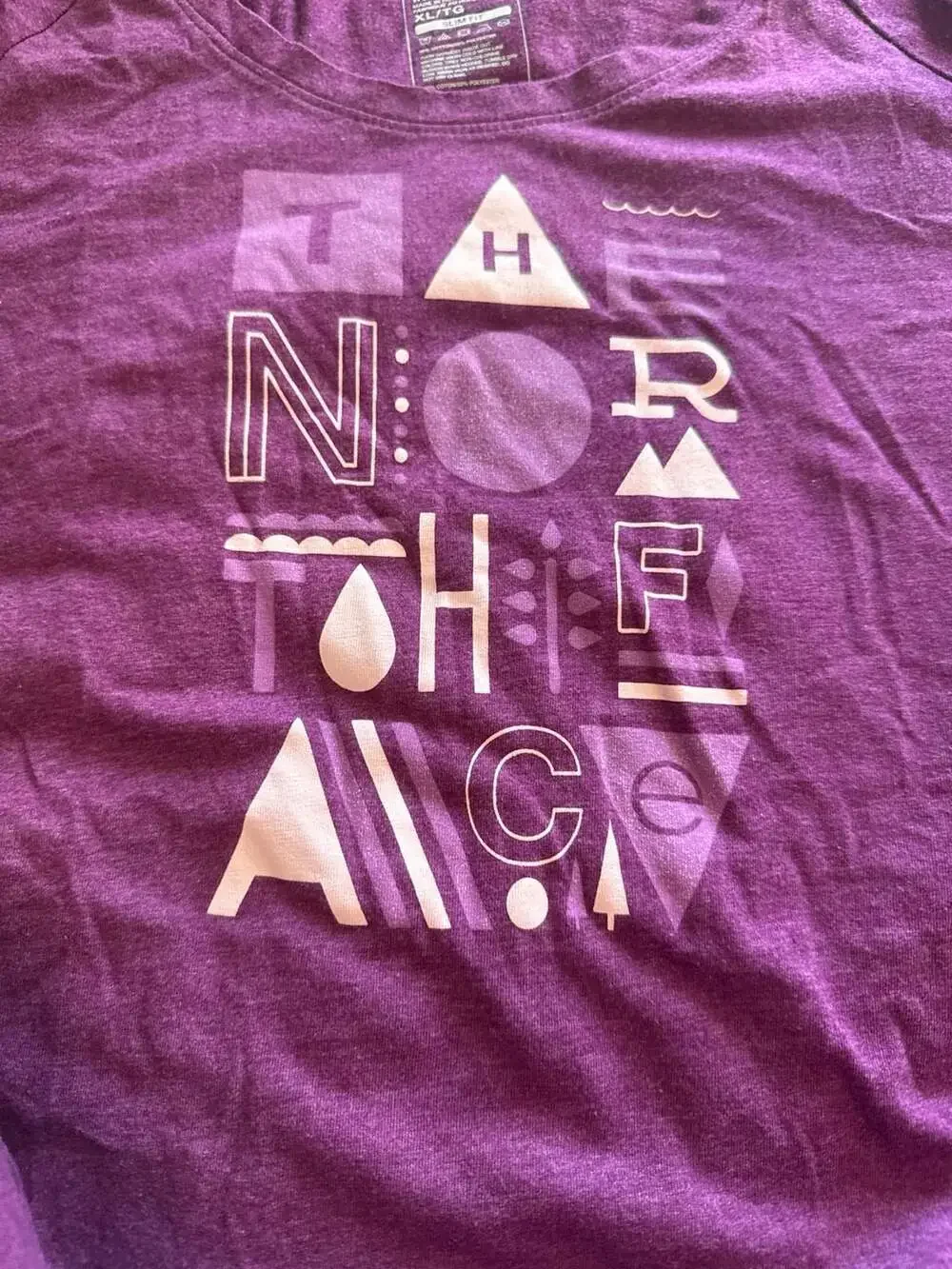 The North Face Women's Graphic Slim Fit T-Shirt, Size XL - Picture 3 of 4